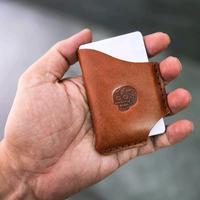 Hornet Card Holder Leather Minimalist