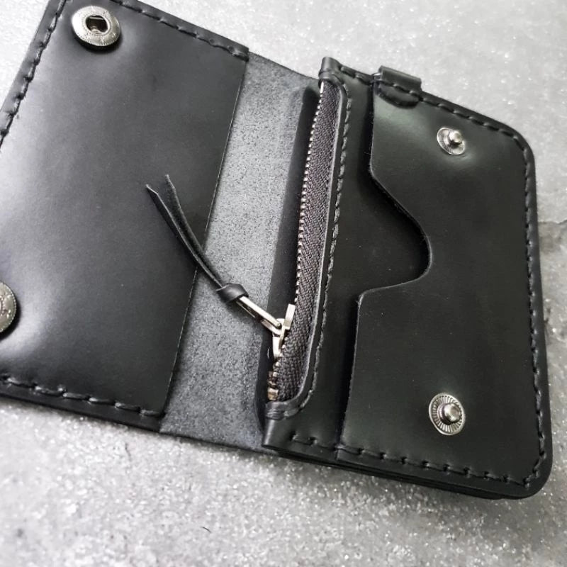 PISTON Wallet, Leather trucker wallet compaq size - full set