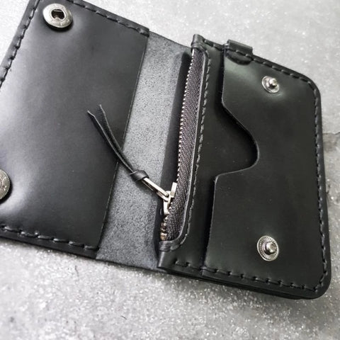 PISTON Wallet, Leather trucker wallet compaq size - full set