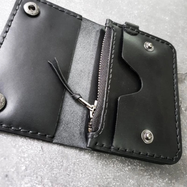 PISTON Wallet, Leather trucker wallet compaq size - full set