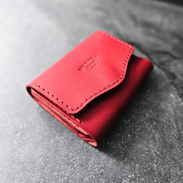 BDS Tokyo Wallet RED Spesial Edition Full Italian Leather leMei