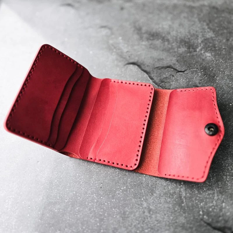 BDS Tokyo Wallet RED Spesial Edition Full Italian Leather leMei