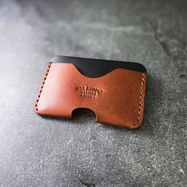 CAPITOL CARD HOLDER- Premium Leather Card Holder Handcrafted